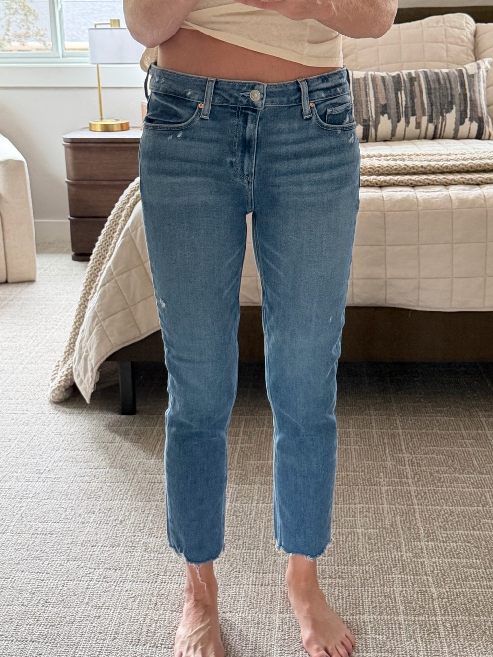 Paige skyline ankle Jean size 29